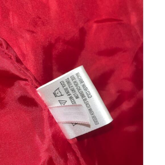 Calvin Klein Red Puffer Jacket / Coat Large Winter - Picture 13 of 16